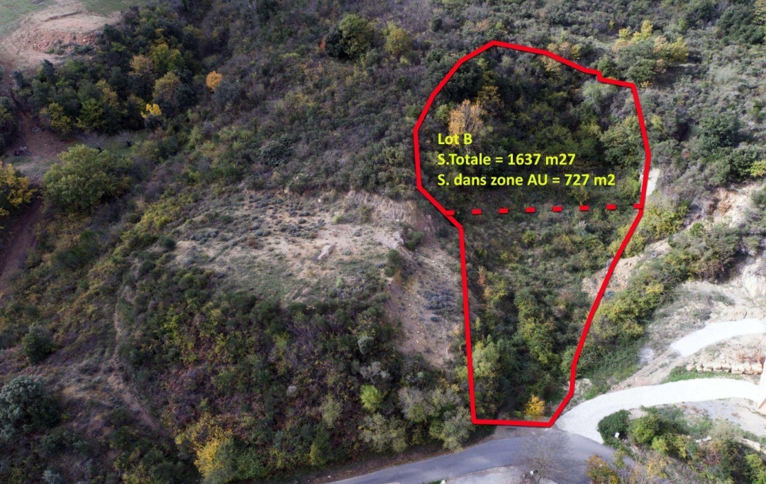 Annonces BESSAN : Terrain | TAUSSAC-LA-BILLIERE (34600) | 1 096 m2 | 99 000 € 