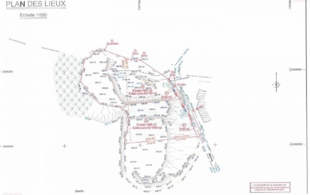 LM PATRIMOINE : Terrain | TAUSSAC-LA-BILLIERE (34600) | 1 096 m2 | 99 000 € 